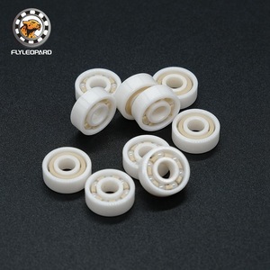 Roulements à billes miniatures en céramique Flyleopard Mr694 4x11x4mm en zircone, conception ouverte entièrement céramique, faible bruit, haute fluidité, isolation - Product Image 2