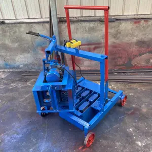 Kleine kostengünstige Ziegelmaschine einfache Bedienung ineinandergreifende Ziegelmaschine Betonziegelmaschine