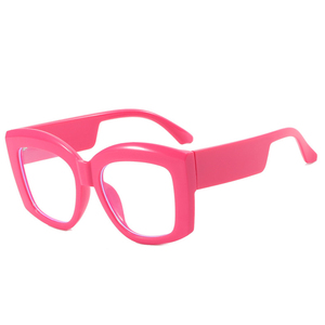 Frauen austauschbare Linsen Brillen rahmen Anti Blue <span class=keywords><strong>Ray</strong></span> Grey Chunky Großes Quadrat - Product Image 5