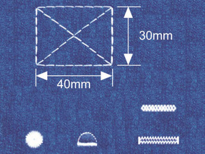 Nuova Macchina da Cucire Industriale a Braccio Piatto per Bartacking, Alimentazione Manuale, Ago Singolo, Alta Velocità, Struttura in Ferro - Product Image 3