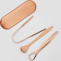 Raspador de Lengua Profesional de Acero Inoxidable, Alta Calidad, Reduce el Mal Aliento, Uso Doméstico