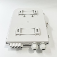 8 core ftth box plc splitter 2 plateau boîte de distribution optique 2/3 en 8 voies boîte de distribution pour équipement à fibre optique extérieur