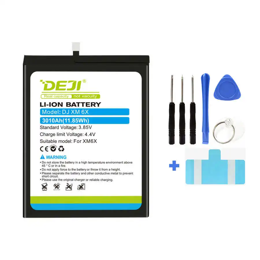 DEJI Original OEM Mobiltelefon BN36 Batterie für Xiaomi Mi 6X Mi6X bateria handy