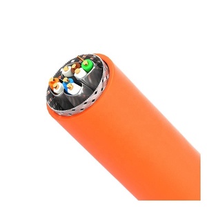 Câble de données Cat7 23AWG UTP blindé S/STP Ethernet Catégorie <span class=keywords><strong>7</strong></span> SFTP FFTP Chaque paire de câbles de communication d'isolation FPE Rouleau - Product Image 3