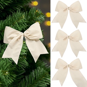 <b>Christmas</b> Velvet <b>Large</b> Bow Country Wreath Retro Velvet Ribbon Holiday Ornament for <b>Christmas</b> <b>Tree</b> Wreath - Product Image 6