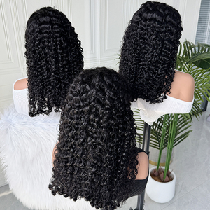 Peluca de Cabello Humano Rizado Birmano, Color Negro Natural, Rizos Suaves y Elásticos, Peluca de Encaje de Alta Densidad con Línea de Cabello Pre-Desplumada - Product Image 5
