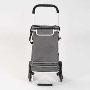 Prix d'usine QM 2025 sur les chariots de courses pliables portables légers en gros avec logo et sac personnalisés - Product Image 2