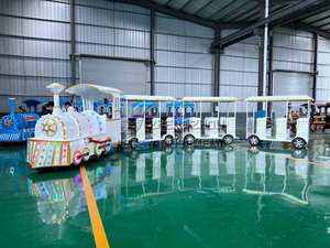 Tren sin rieles de simulación Retro eléctrico famoso en Internet para parques al aire libre y atracciones Tren turístico - Product Image 2