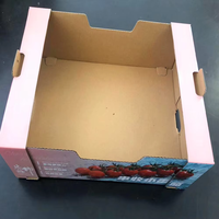 Boîte cadeau sur mesure pour pastèque, grande taille, boîte en carton ondulé personnalisée, emballage de luxe pour cadeau de fruits d'été et livraison