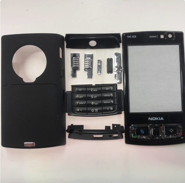 Full Housing for NokiaN95 8G Housing+keyboard+frame+imei Label