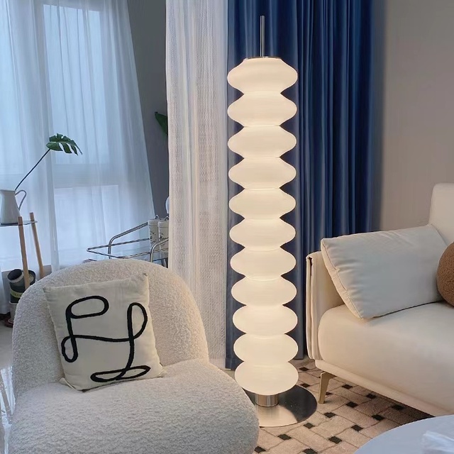 Nordic Creative Gourd Light Luxury Net Red Living Room Bedroom Led Designer Floor Lamp Fancy Lights for Home