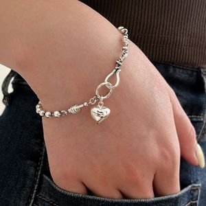 Yinruitai S925 Sterling Silver Heart <b>Bead</b> <b>Bracelet</b> For Women Everyday Wear Jewelry - Product Image 4