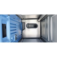 Toilettes portables en HDPE, sanitaires modulaires préfabriqués, toilettes mobiles écologiques, cabine extérieure pour chantier de construction, camping, événements