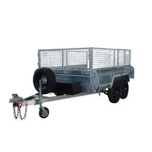 <span class=keywords><strong>Remolque</strong></span> de jaula tándem resistente 8x5 <span class=keywords><strong>con</strong></span> rampa Caja de <span class=keywords><strong>remolque</strong></span> <span class=keywords><strong>basculante</strong></span> hidráulica galvanizada y remolques basculantes - Product Image 3