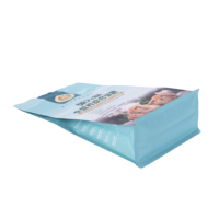 Sachet Doypack personnalisé à 8 soudures, imprimé en gravure, avec fermeture éclair et ouverture facile, résistant à l'humidité, pour aliments pour animaux, lait et gelée, avec logo et couleur personnalisés