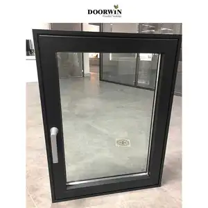 China Window Manufacture Slim Bathroom Modern Large Glass Narrow Frame House Windows Aluminum Casement Windows