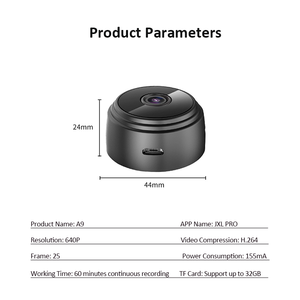 A9 Mini Wifi kamera 640P JXL PRO APP uzaktan izleme evcil & çocuklar için mikro küçük kablosuz ev güvenlik MicroSD destek fiyat - Product Image 5