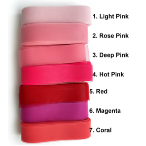 ริบบิ้นผมม้าสีชมพูขนาด 8 ซม. สำหรับตกแต่งชุดสีชมพูของ<span class=keywords><strong>ลิ</strong></span><span class=keywords><strong>ซ่า</strong></span> - Product Image 5