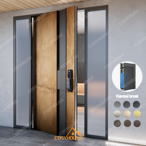Puerta de Seguridad de Acero Inoxidable CosyHouse, Puerta Principal Antirrobo, Lista para Cerradura Inteligente, Tamaño Personalizado, OEM, ODM - Product Image 6