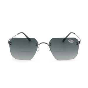 Солнцезащитные очки для бифокального чтения с обрезанным краем, квадратные солнцезащитные очки для чтения на открытом воздухе, защита UV400 + 2,5 - Product Image 2