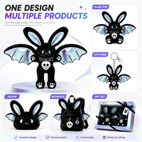Peluche chauve-souris Y2K personnalisée – Fabricant OEM/ODM direct usine pour marque privée, vente en gros, faible MOQ