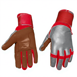 Gants de frappeur en cuir SAAR INDUSTRIES avec fermeture auto-agrippante, support de poignet durable, ambidextres, unisexes, pour entraînement adulte - Product Image 1