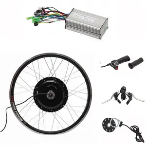Kit de conversión de bicicleta eléctrica, kit de conversión de motor de bicicleta eléctrica con batería, 1000w