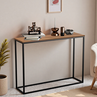 Meubles de salon industriels de producteur haut de gamme Table console en bois MDF avec pieds en métal