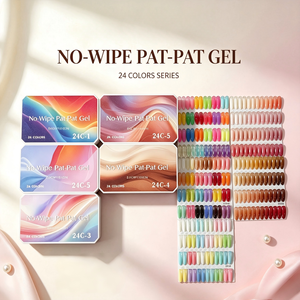 Vernis à ongles gel 24 couleurs pour peinture par tapotement, motif de transfert effet blooming, gel UV soak-off, palette de gels dégradés pour nail art - Product Image 3