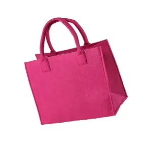 Promotional Polyester Felt Lady Handbags Felt Fabric Women's Handbags