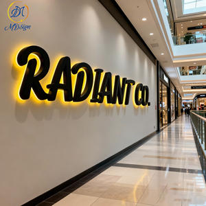 Индивидуальная 3D вывеска с логотипом, объемные буквы с подсветкой, наружная настенная вывеска для бизнеса, магазина, торгового зала, светодиодная вывеска с подсветкой - Product Image 2