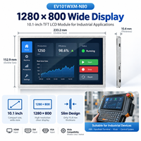 Module d'affichage LCD BOE EV101WXM-N80 1280x800 10,1 pouces, panneau TFT industriel, écran LVDS pour systèmes HMI embarqués