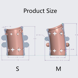 Semi-Bedekte <span class=keywords><strong>Penis</strong></span> Vergroter <span class=keywords><strong>Ring</strong></span> <span class=keywords><strong>Penis</strong></span> Extender Met Volledige Kralen Voor Koppels Seksspeeltjes, Ultrazachte Rekbare Herbruikbare Haan Mouw - Product Image 4