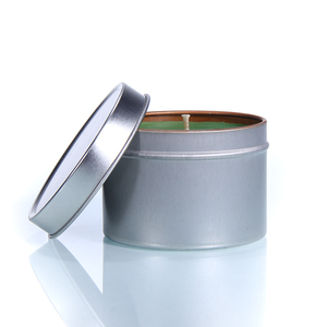 Bougies en Aluminium personnalisées, pot rond, violet, blanc, mat, en <span class=keywords><strong>étain</strong></span>, noir, sans soudure, récipients pour cire de soja, 6Oz, 8Oz, 12Oz, pièces - Product Image 5