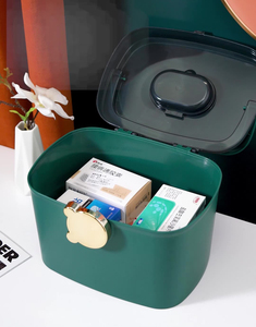 Caja portátil de plástico multifunción para medicina, caja de almacenamiento con mango, organizador de medicina, venta al por mayor - Product Image 5