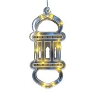 Neue LED Weihnachts-Dekorationsbeleuchtung Stern-und-Mond-Schloss Kamel Saugnapf-Fensterlaterne 20cm 100 Stunden