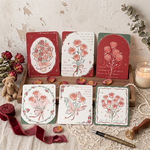 Carte de vœux florale 3D en papier style Instagram pour la Saint-Valentin, la Fête des Mères et la Fête des Enseignants, disponible sur AliExpress (vente transfrontalière) - Product Image 2