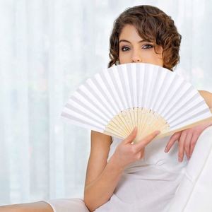 Éventails pliants d'été pour mariage, danse, fête, style japonais et chinois, éventails vintage portatifs - Product Image 6