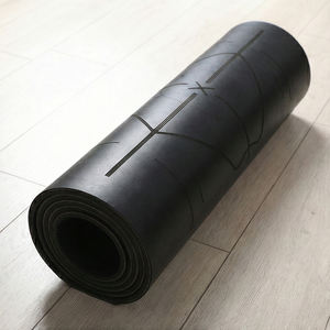 Tapete de <span class=keywords><strong>Yoga</strong></span> de PU con Líneas de Alineación <span class=keywords><strong>para</strong></span> Principiantes, Antideslizante, Ecológico, Portátil, Resistente al Estiramiento, Longitud Personalizada - Product Image 5