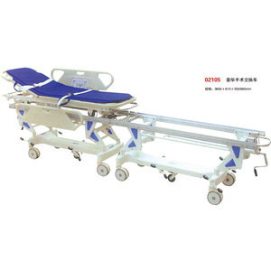 รถเข็นผ่าตัดแบบใหม่ New Tower Surgical Exchange Trolley ขนาด 3600x610x550/860 มม. สำหรับใช้ในโรงพยาบาล - Product Image 1