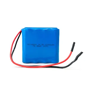 12v 18650 lithium ion battery 5200mah 4000mah 14.8v rechargeable battery pack