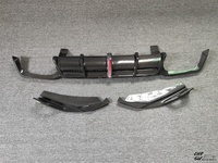 Kit de carrosserie personnalisé pour pare-chocs arrière BMW X3M X4M, diffuseur arrière en fibre de carbone style AE amélioré, accessoires et outils automobiles