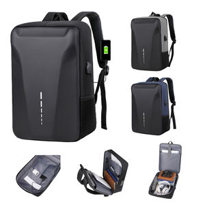 कस्टम पुरुषों के स्टाइलिश व्यावहारिक एंटी-चोरी लैपटॉप बैकपैक वाटरप्रूफ यूएसबी पोर्ट टिकाऊ ऑक्फोर्ड पॉलिएस्टर अस्तर जिपर - Product Image 1