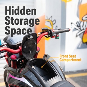 Motocicleta Eléctrica <span class=keywords><strong>de</strong></span> Dos Ruedas con Motor <span class=keywords><strong>sin</strong></span> Escobillas <span class=keywords><strong>de</strong></span> 3000W <span class=keywords><strong>de</strong></span> Alta Velocidad y Batería <span class=keywords><strong>de</strong></span> Gran Potencia - Product Image 4