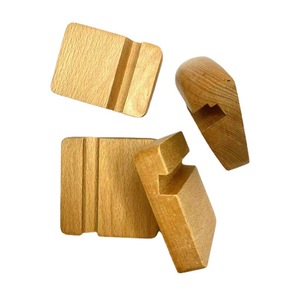 Soporte de Madera para Teléfono, Madera de Haya Maciza, Soporte para Móvil, Soporte para Tarjetas y Notas, Hecho a Medida BQ 13 - Product Image 3