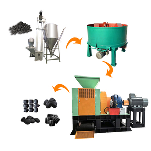 Machine de fabrication de briquettes en forme d'ovale pour charbon de coke industriel et poussière de charbon, prix usine fournisseur - Product Image 1