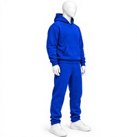 Ensemble de survêtement à capuche AMSEC INDUSTRY imprimé avec strass, longueur intégrale, 100 % coton, sweat-shirt et pantalon de survêtement, streetwear décontracté