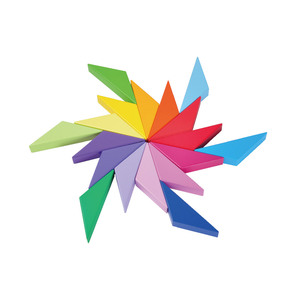 Blocs de construction en <span class=keywords><strong>bois</strong></span> arc-en-ciel, <span class=keywords><strong>puzzle</strong></span> <span class=keywords><strong>mandala</strong></span> en spirale coloré, jouet éducatif Montessori pour enfants - Product Image 5