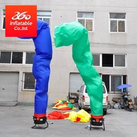 Air danseur gonflable à flamme ondulée pour homme, prix d'usine
