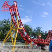 Manège personnalisé pour parc d'attractions et fête foraine, type soucoupe volante UFO, avec rotation et déplacement
